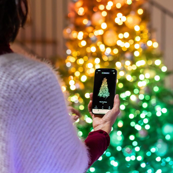 Luces Árbol De Navidad Inteligente Strings 400 Led 32m