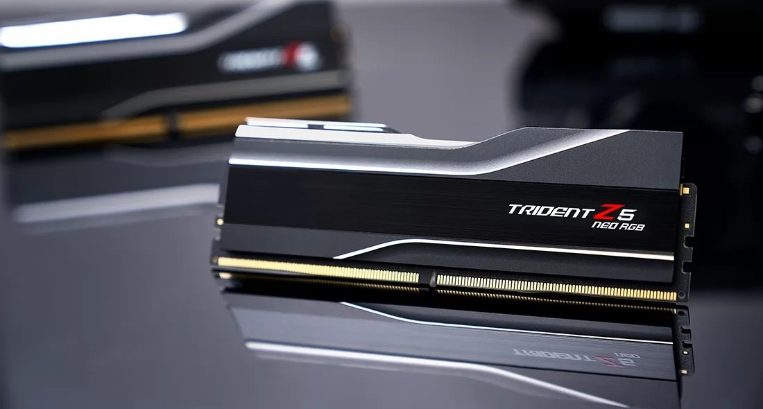 EAN 4713294232649 - G.Skill Trident Z5 Neo RGB F5-6000J3238F16GX2-TZ5NR módulo de memoria 32 GB 2 x 16 GB DDR5 288-pin DIMM imagen 8