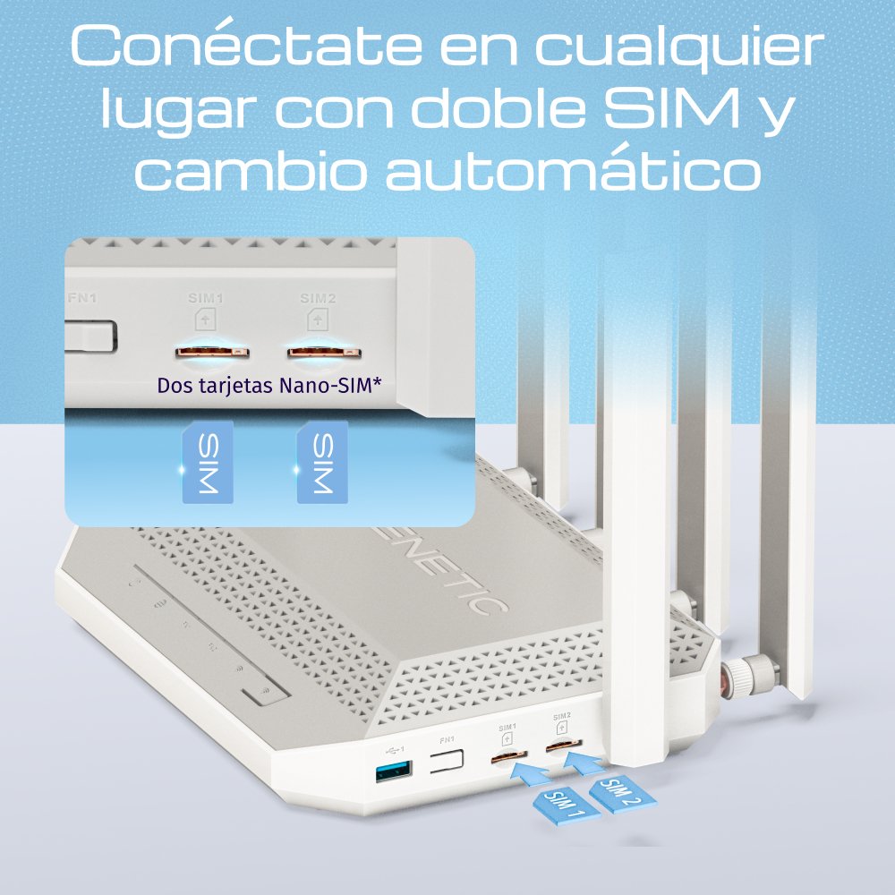 EAN 4897082922049 - Keenetic Hero 5G (KN-4110) router inalámbrico 2.5 Gigabit Ethernet Doble banda (2,4 GHz / 5 GHz) Gris, Bl imagen 5