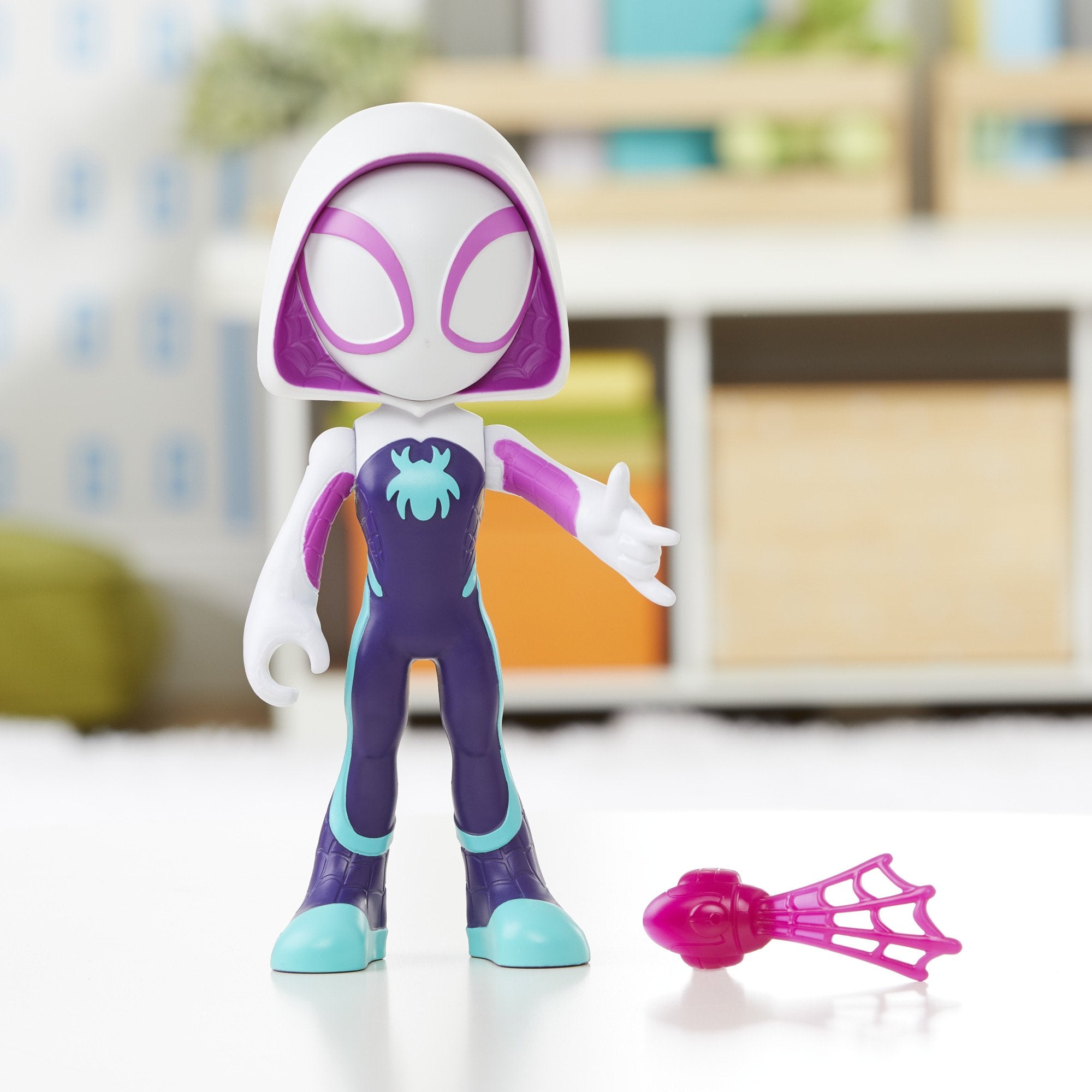 Figura Gigante Hasbro Marvel Spidey And His Amazing Friends Ghost Spider