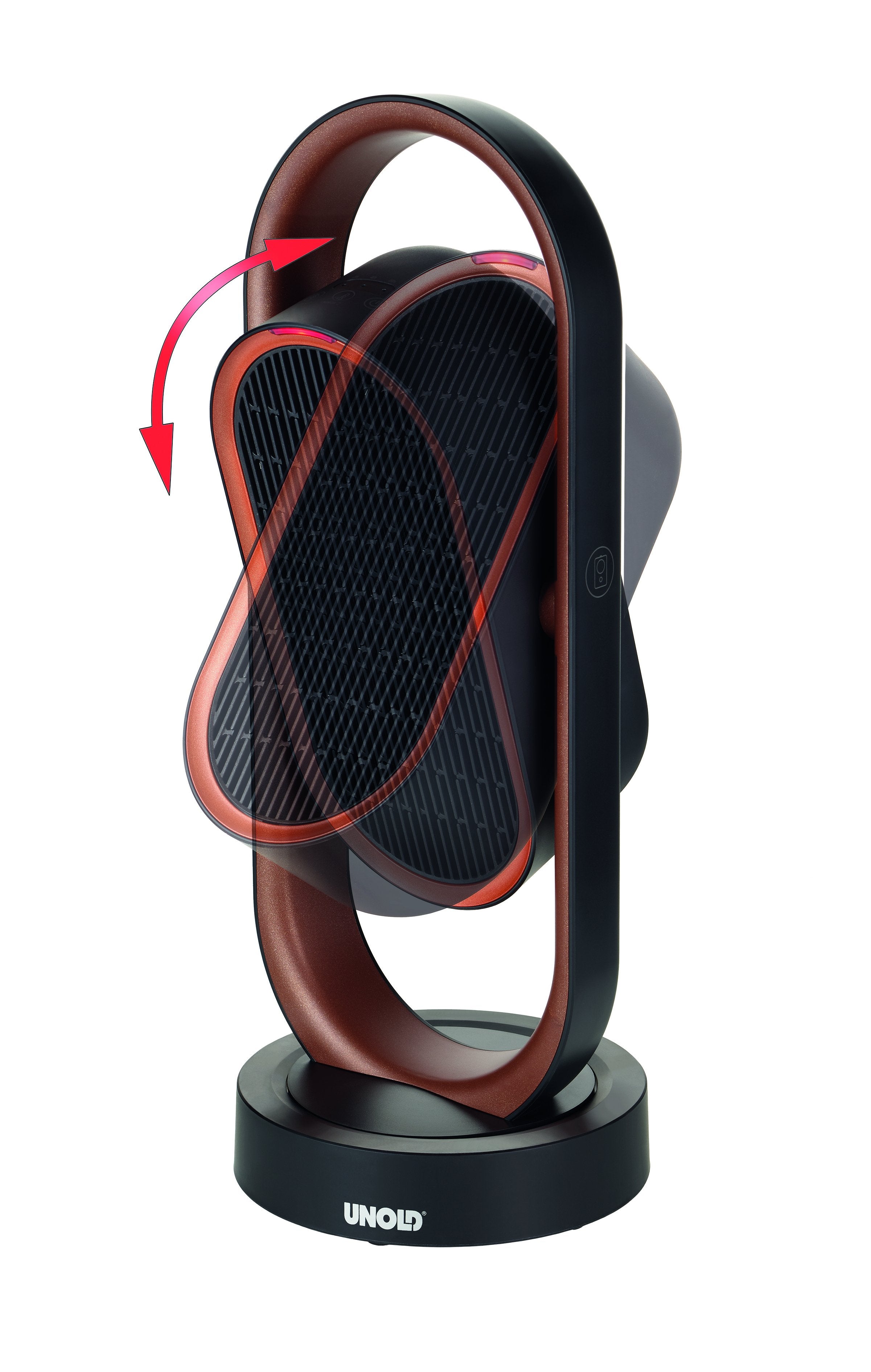 EAN 4011689865350 - Unold 86535 calefactor eléctrico Interior Negro, Marrón 1800 W Ventilador eléctrico imagen 3