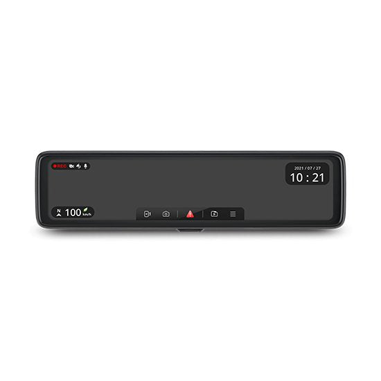 Mio Mivue R850t Premium 2.5k Hdr E-Mirror Dash Cam Con Pantalla Táctil Antireflectante De 11.88", Wi-Fi, Gps Y Cámara Trasera