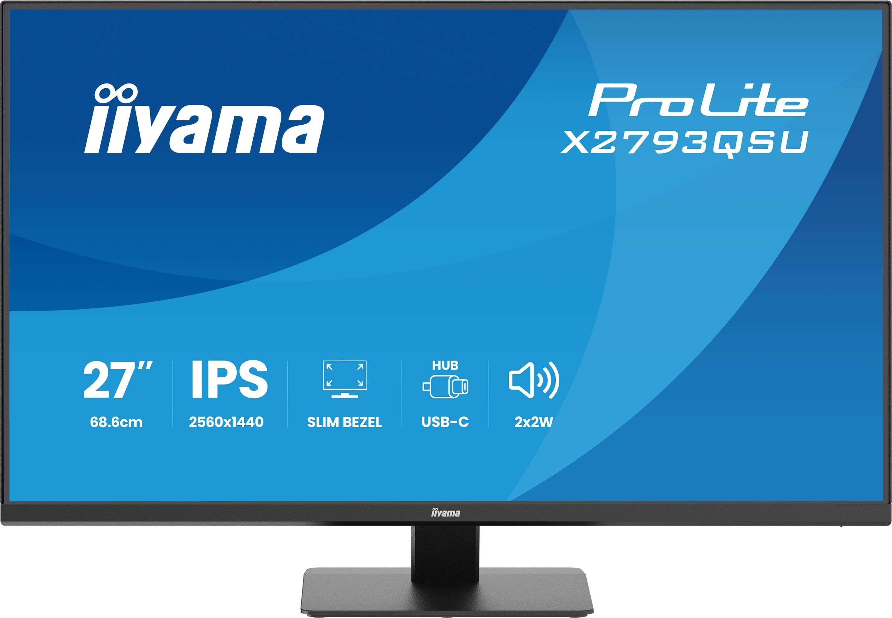 Iiyama 68.6cm 27" X2793qsu-B1 16:9 Hdmi+Dp+2xusb Ips
