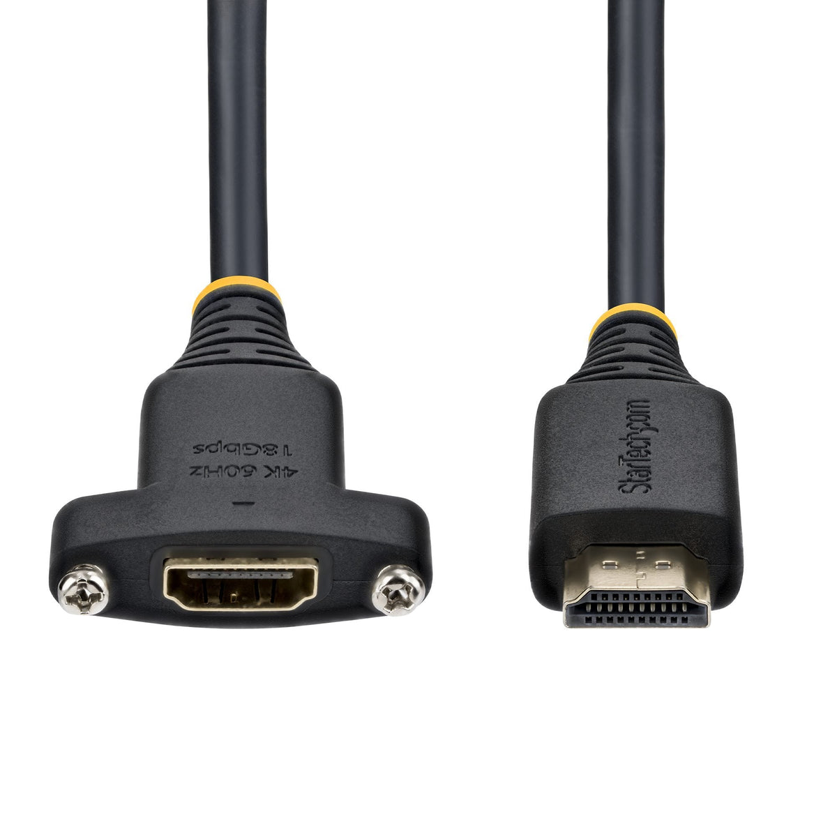 Startech.Com Startech - High Speed - Cable Alargador Hdmi Con Ethernet - Hdmi Macho A Hdmi Hembra - 1.8 M - Negro - Panelmontage, 1440p (Uwqhd)