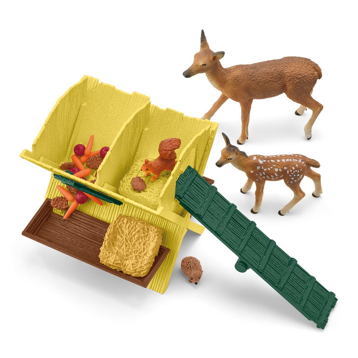 Figura  Schleich Farm World Alimentando A Los Animales Del Bosque 42658