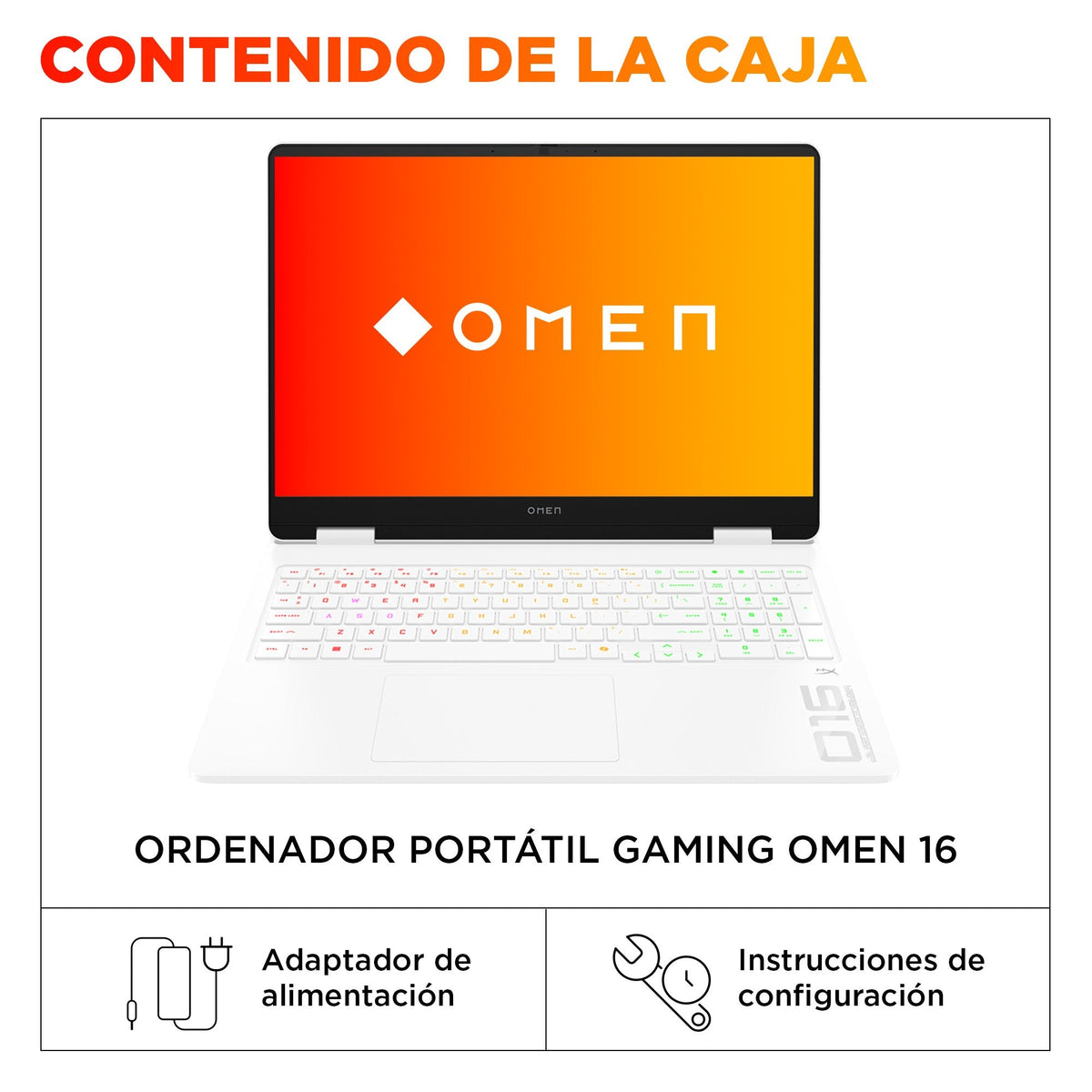 Portátil Gaming Hp Omen Gaming Laptop 16 Am0013ns 16" 2k Intel Core 7 240h 32 Gb Ram 1 Tb Ssd Geforce Rtx 5060 Sin Sistema Operativo
