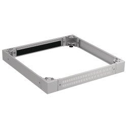 Efb Sockel Grau 100x800x1200mm Fuer Pro Serie Mit 4xnivelierbaren Sockelecken 4xblenden 1xperforiert 1xbuerstenleiste 2xgeschloss.
