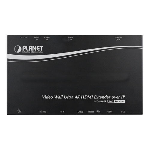 Video Wall Ultra 4k Hdmi Usb Extender Receiver Over Ip With Poe