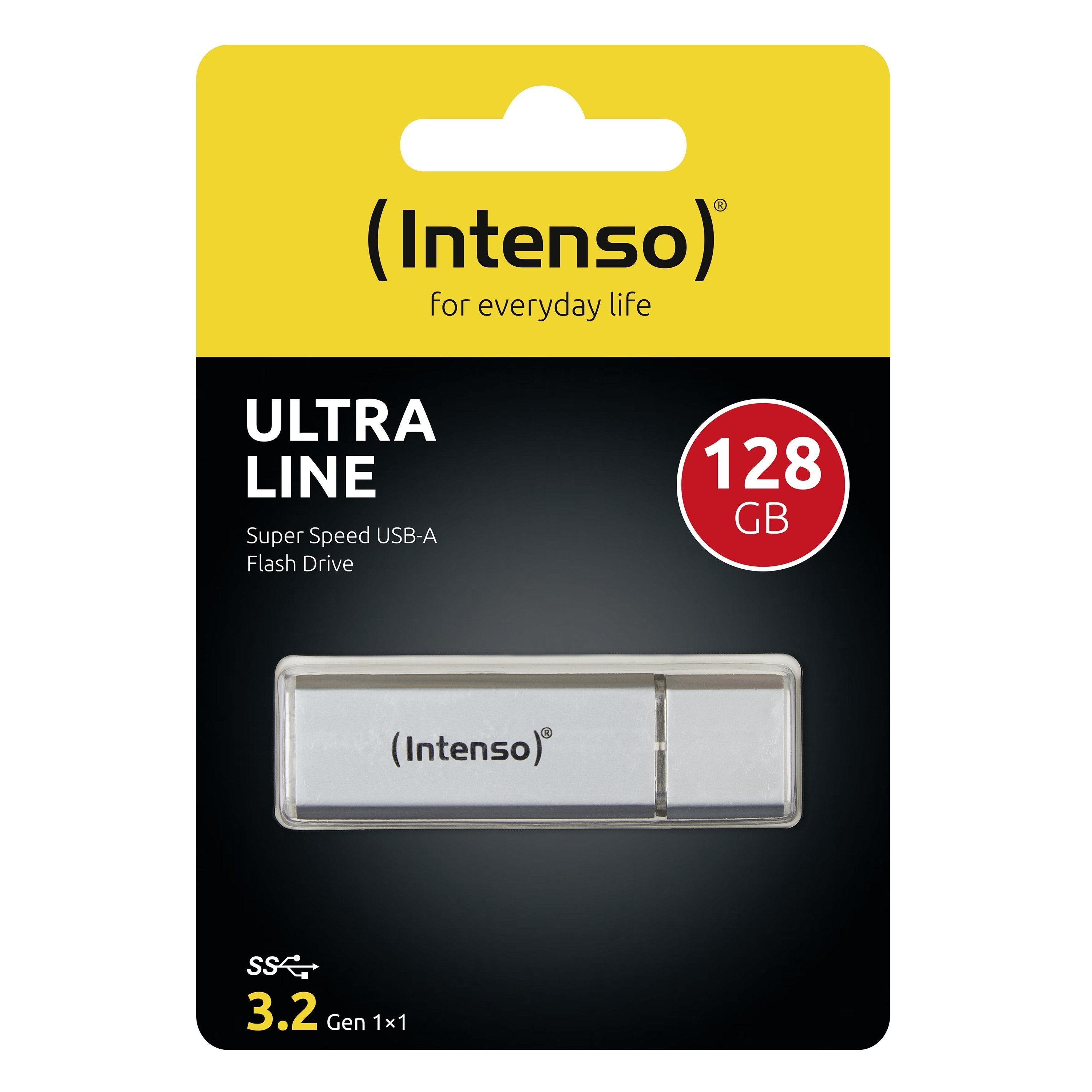 Pendrive Intenso 128gb Usb3.0 Ultra Line Plata