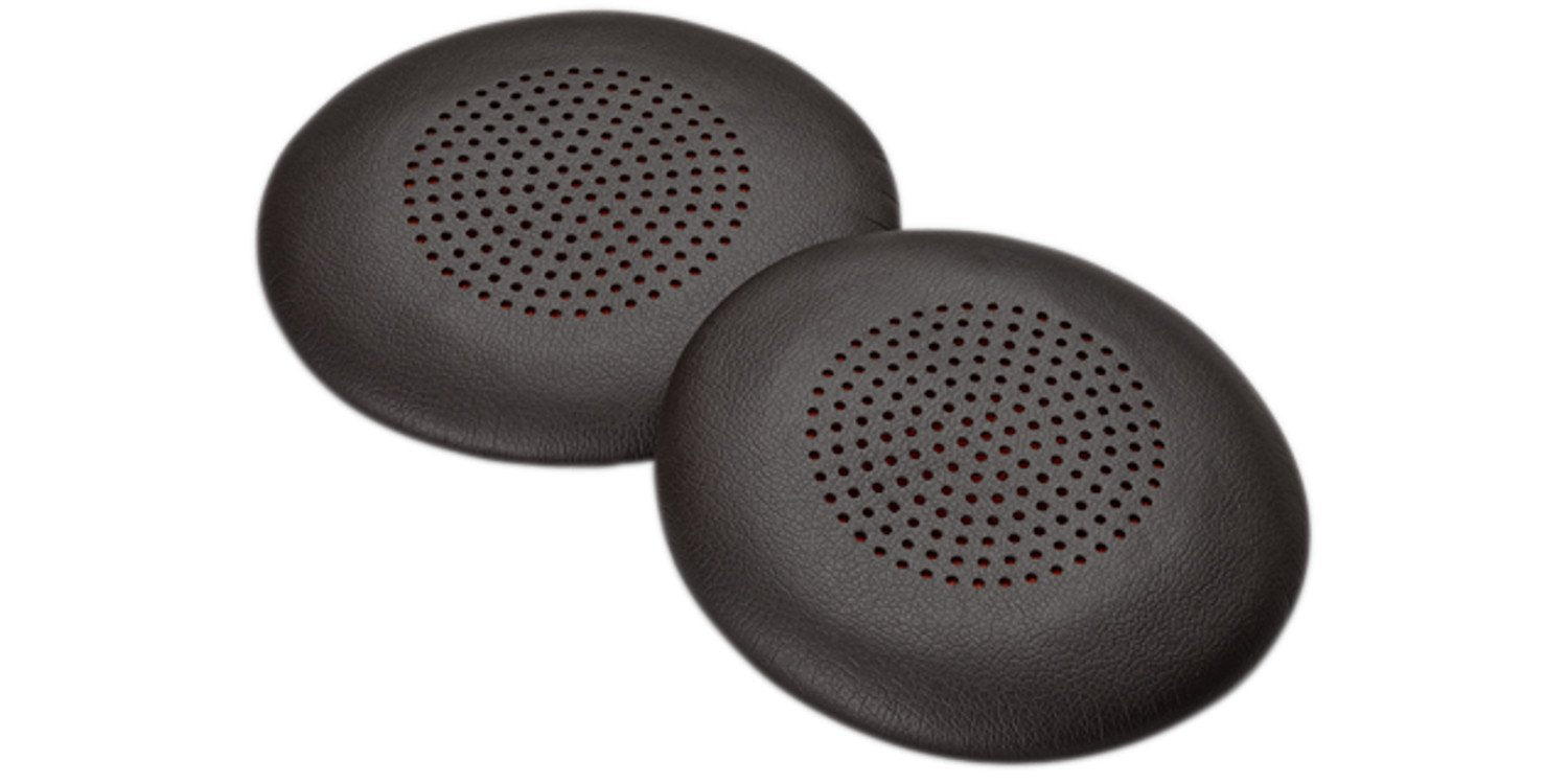 EAN 0197497574463 - HP Poly Blackwire 5000 Leatherette Ear Cushions (2 Pieces) Juego de fundas protectoras desechables imagen 1