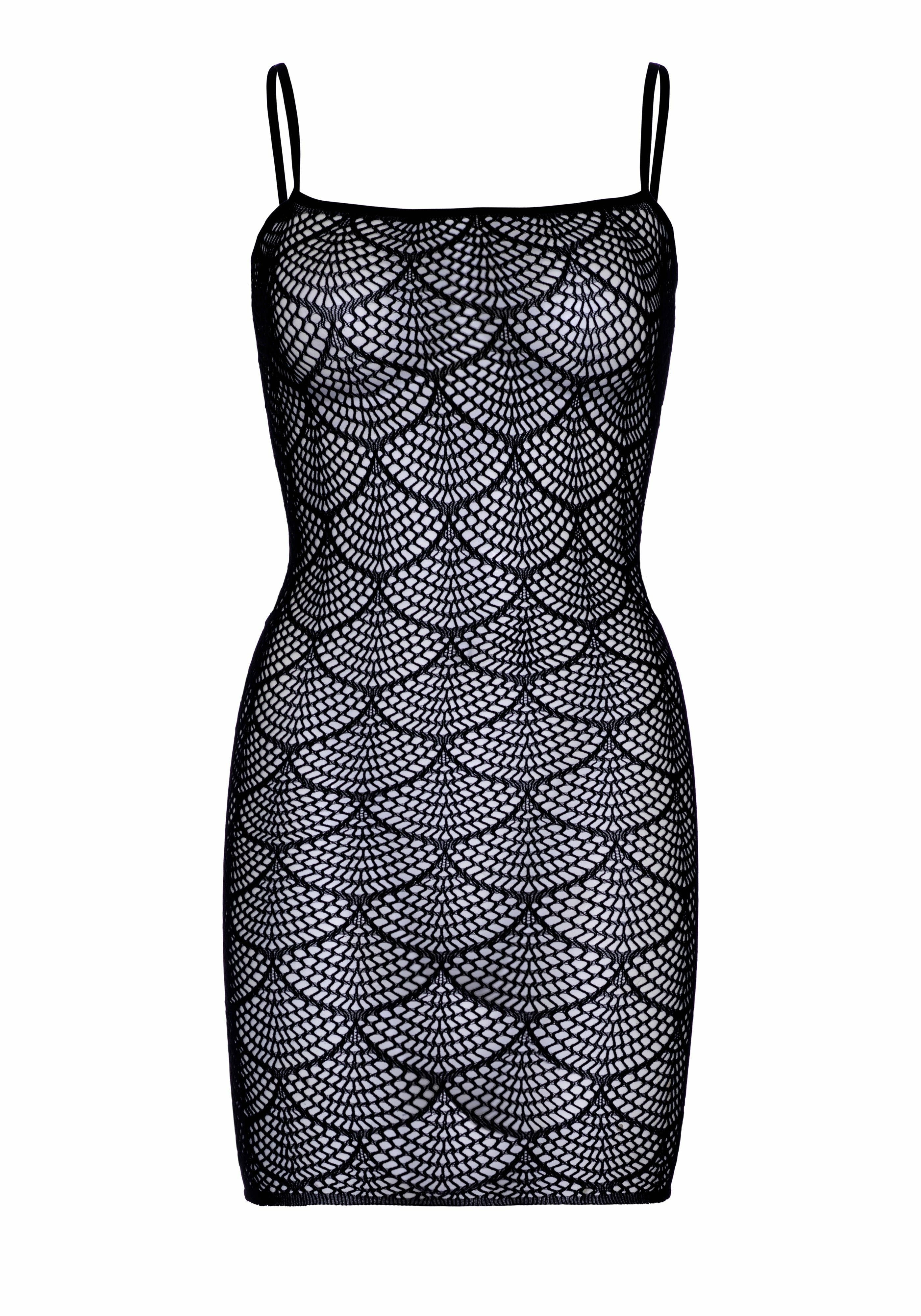 Leg Avenue - Vestido En Red Diseño Conchas Talla Unica