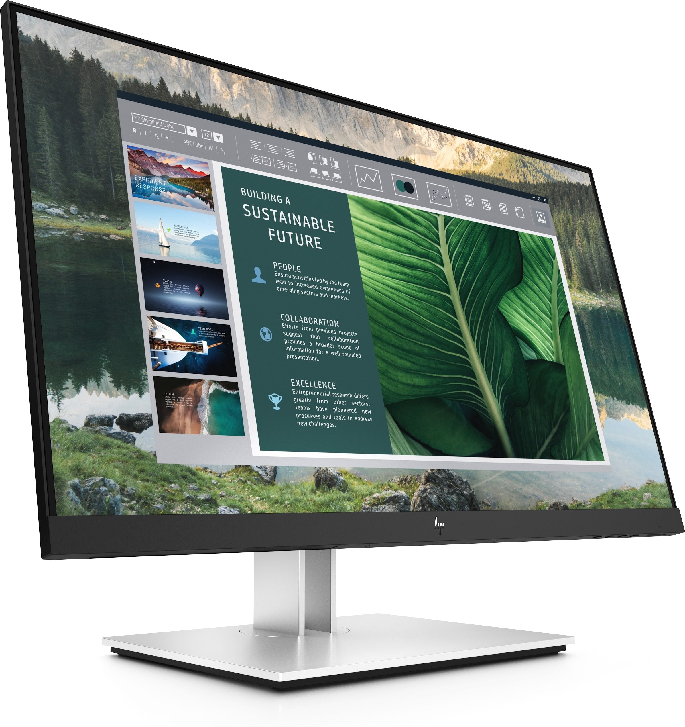 Monitor Hp E24u G4 23.8" Ips Fhd 16:9 1000:1 250cd/M2 5ms Hdmi Dp Usb-C Usb Hub