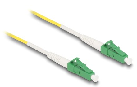 Delock Cable Lichtwellenleiter Lc-Apc Zu Lc-Apc Simplex Singlemode Os2 0,5 M