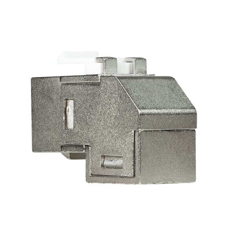 Acoplamiento Keystone Logilink 2x Rj45 Stp, Cat.6a, Acodado 90 °