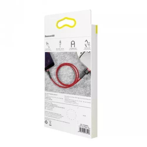Cable De Carga / Datos Baseus Cafule Usb A Lightning 1.5a 2m, Rojo
