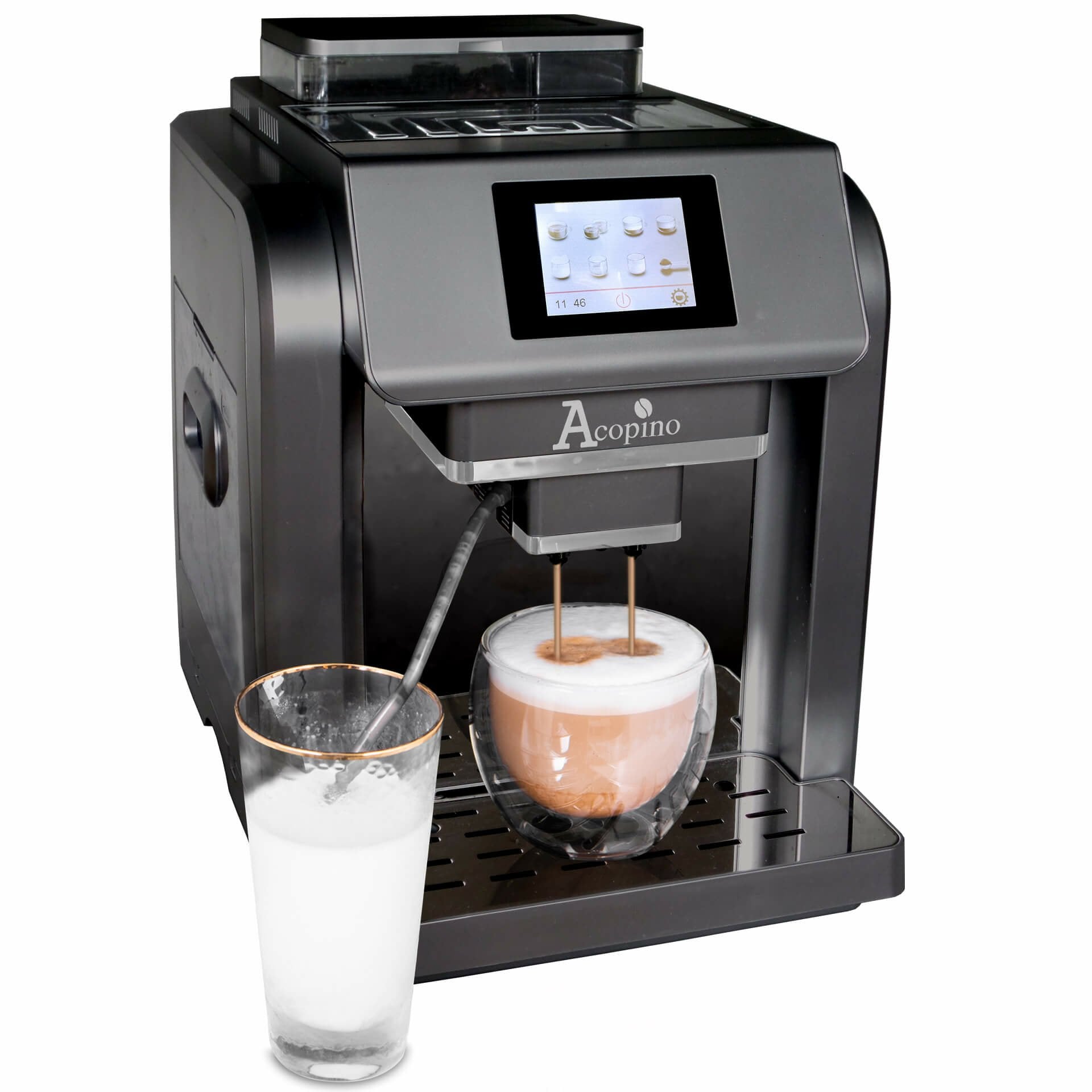 Cafetera Acopino Monza Antracita
