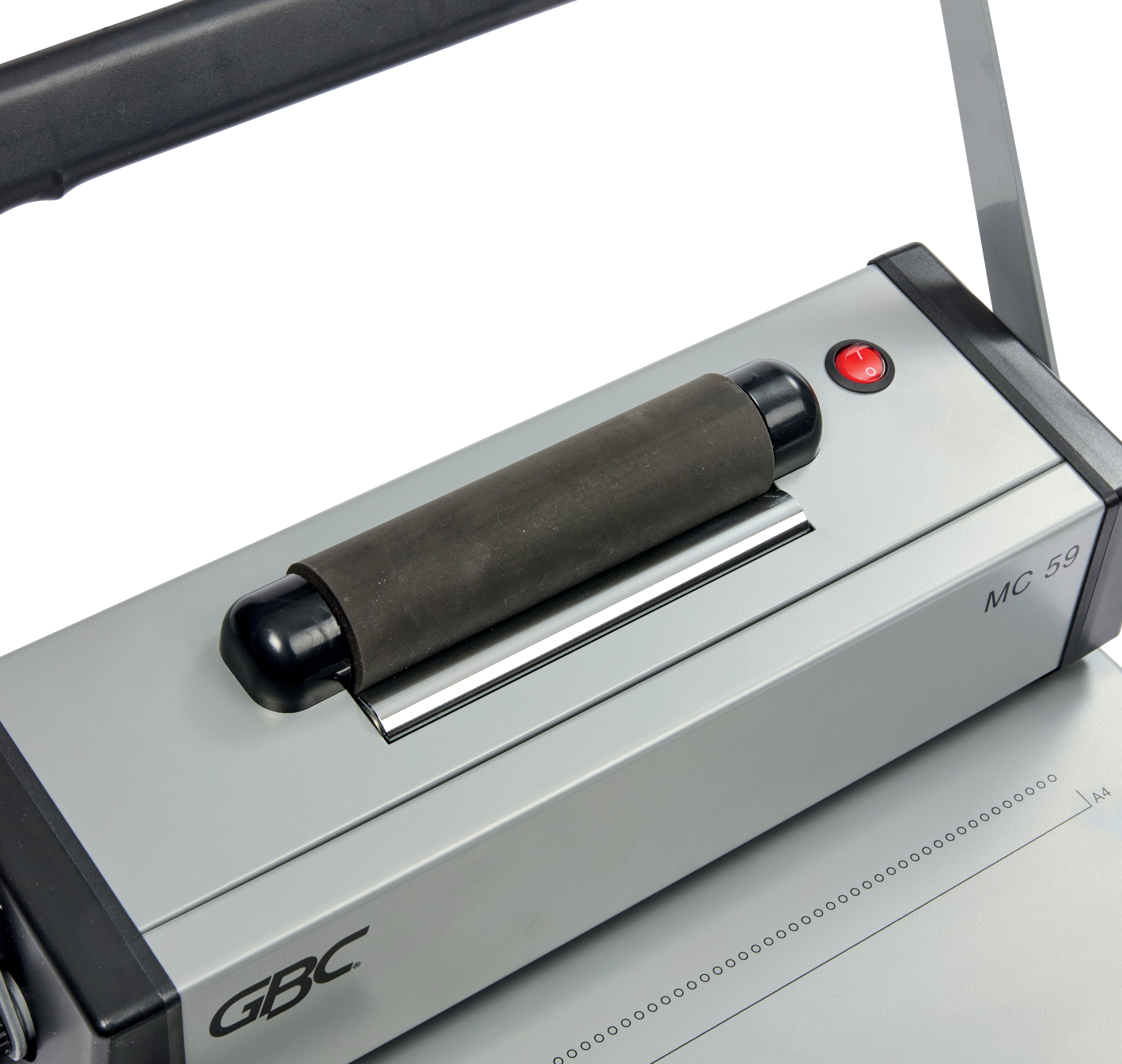 Gbc Mc59 Encuadernadora A4 De Espiral Metalica - Encuaderna Hasta 450 Hojas - Perfora Hasta 20 Hojas - Alicate De Corte