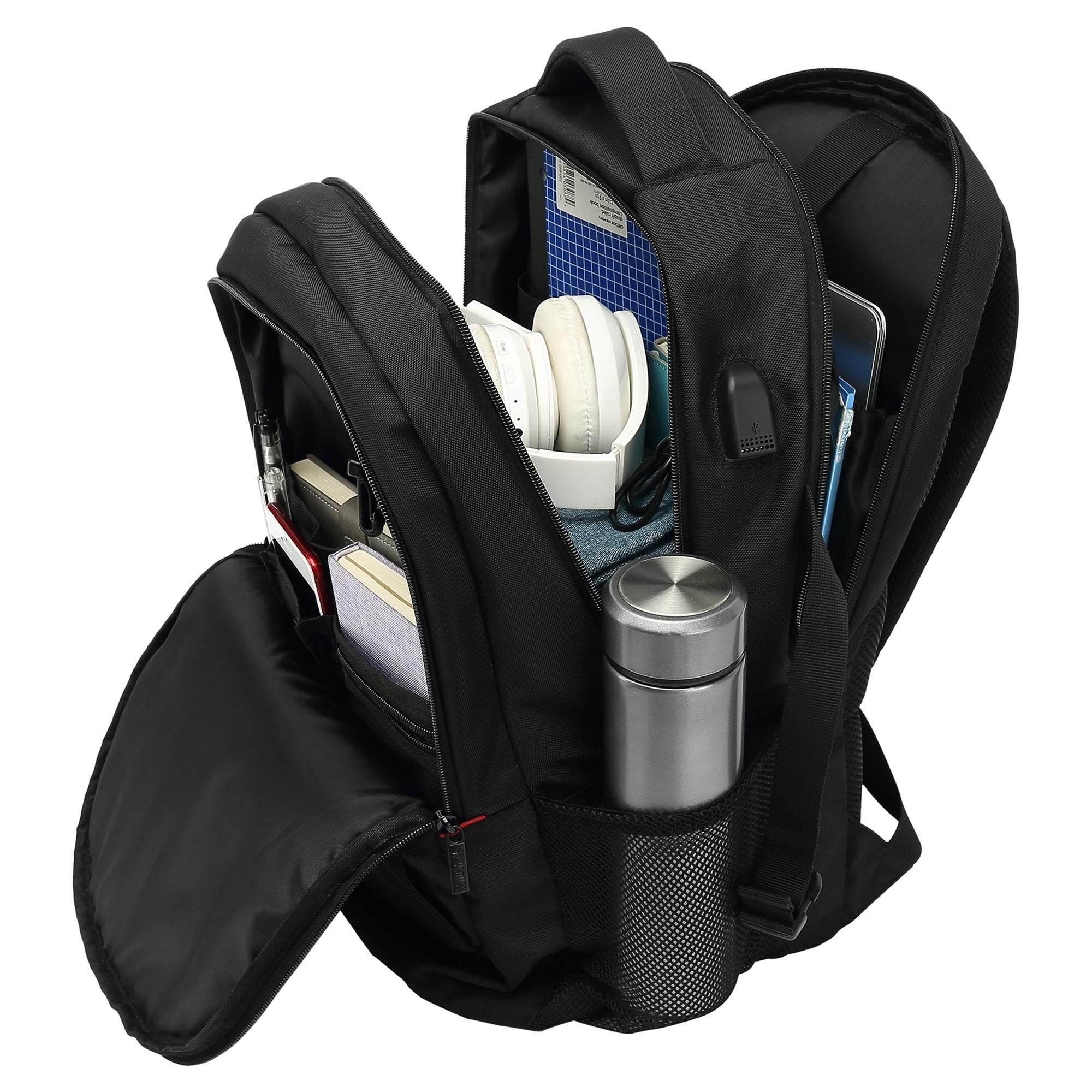 EAN 8590669304271 - YENKEE YBB 1502 maletines para portátil 39,6 cm (15.6") Mochila Negro imagen 6
