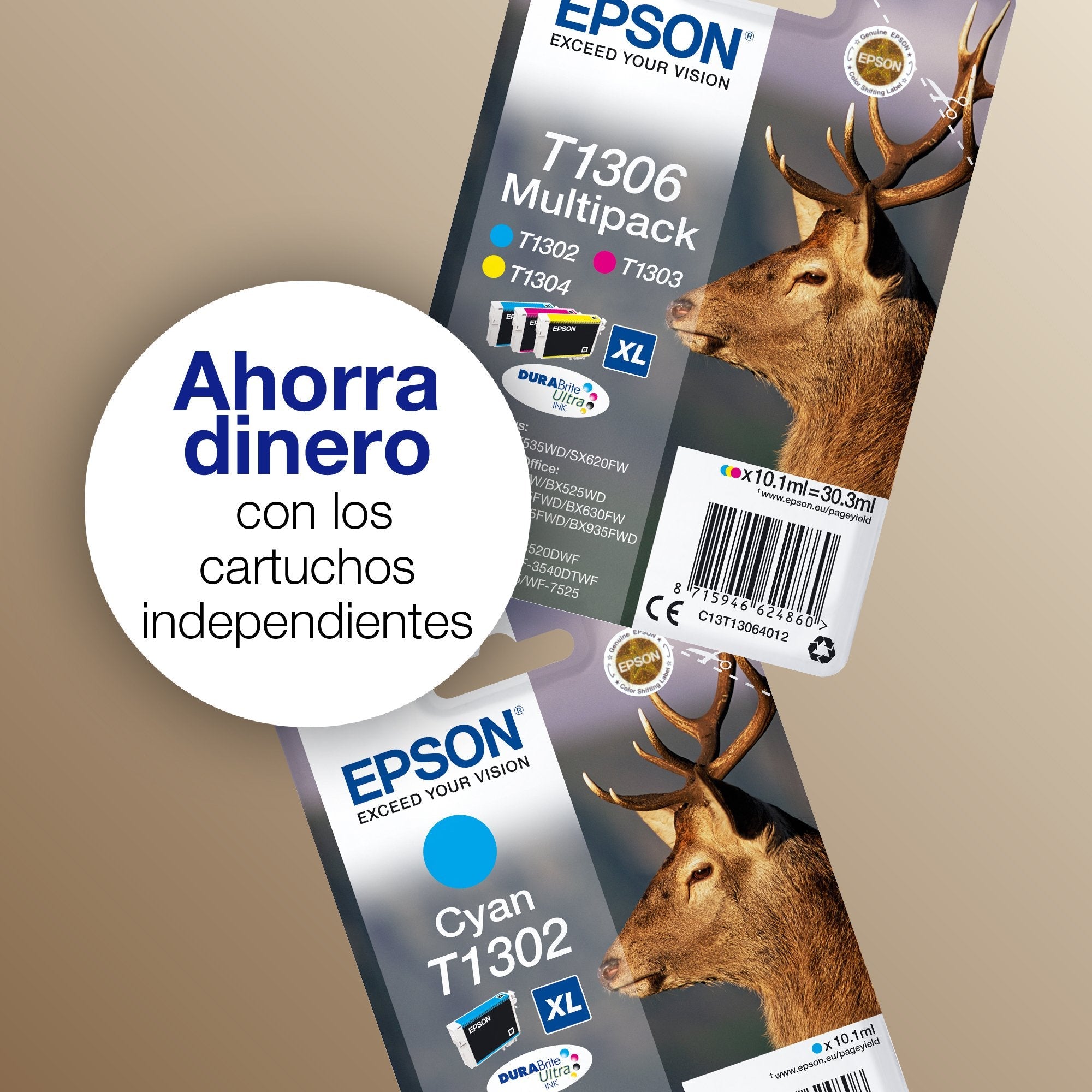 Epson Stag Cartucho T1301 Negro
