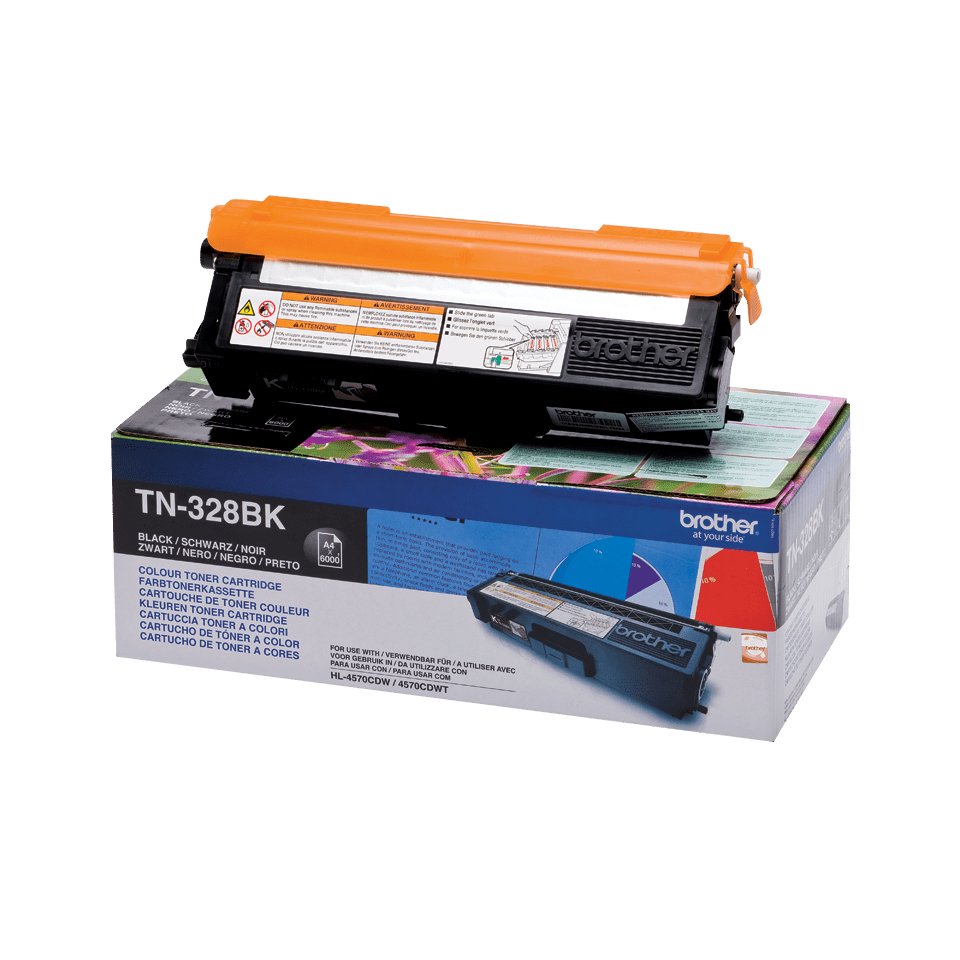 EAN 4977766679428 - Brother TN-328BK cartucho de tóner 1 pieza(s) Original Negro imagen 1