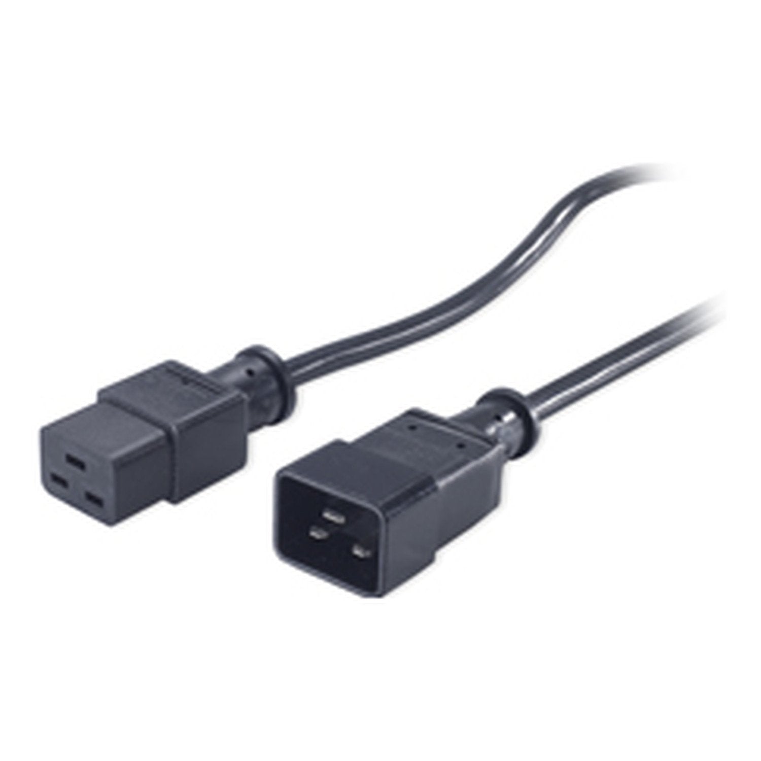 Apc Cable De Alimentación Iec 60320 C19 A Iec 60320 C20 61 Cm Negro Para P/N: Ap98892f Ap98894f Ap98896f Suvtr30khs Suvtr40kh4b5s Suvtr40kh5b5s Suvtr40khs