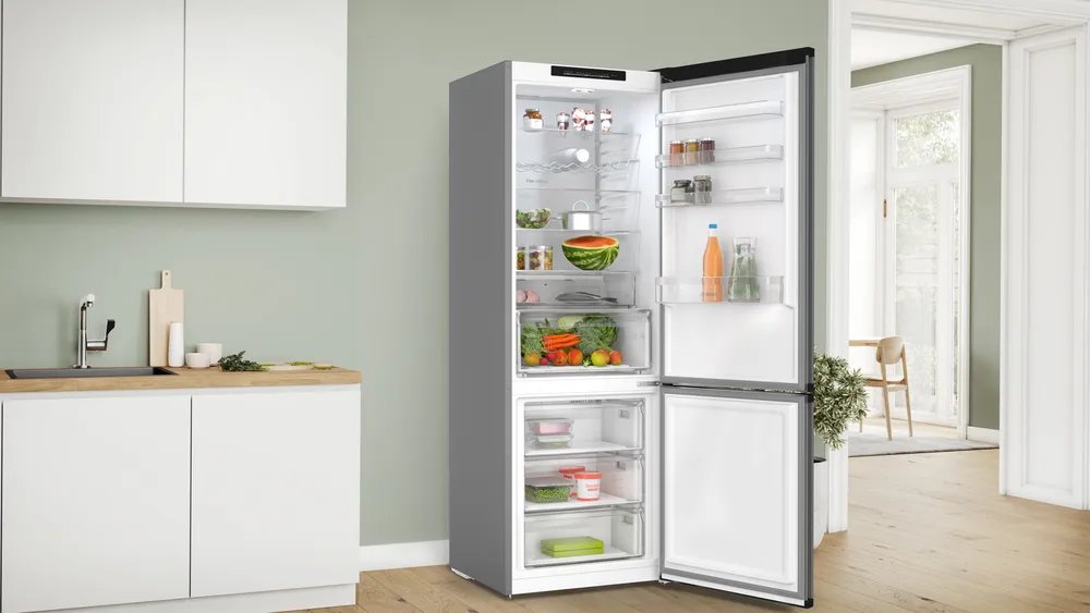 EAN 4242005506637 - Bosch Serie 4 KGN49OCAF nevera y congelador Independiente 311 L Antracita imagen 3