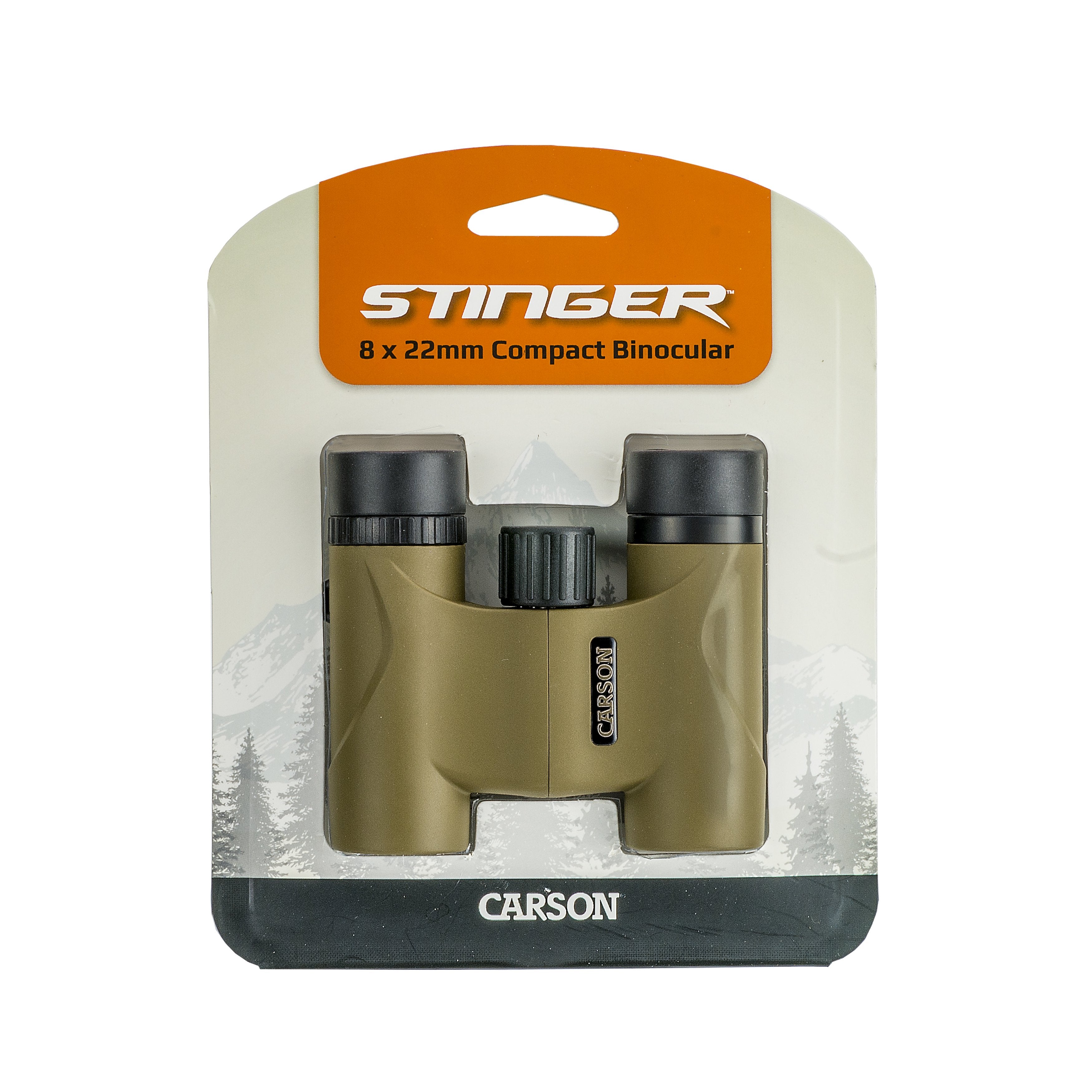 Carson Stinger Binocular Bk-7 Beige, Negro
