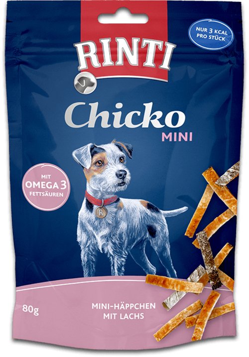 Rinti Chicko Mini Chicken And Salmon - Premio Para Perros - 80g