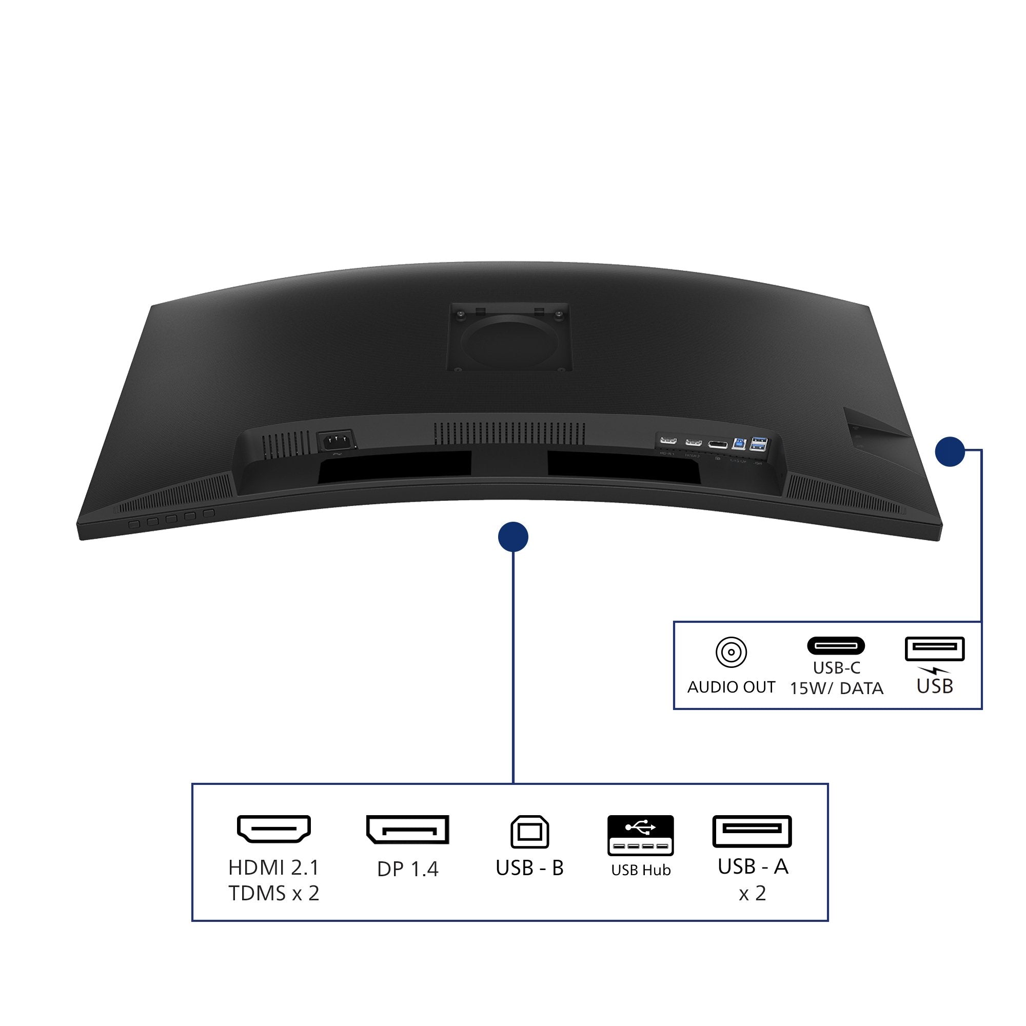 Philips Tft 34b2n3500c 00 86.5cm Va 34'' 3440x1440 Dp 2xhdmi Usb-Hub