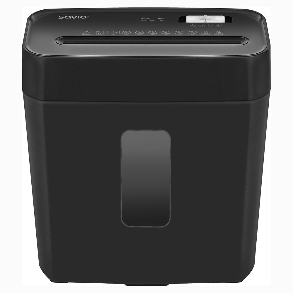 Savio Nd-01 Triturador De Papel Corte Cruzado 72 Db Negro