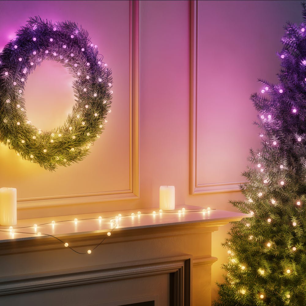 Caramelos Twinkly  100 Leds Rgb Perel Shape, Cable Verde, Usb-C