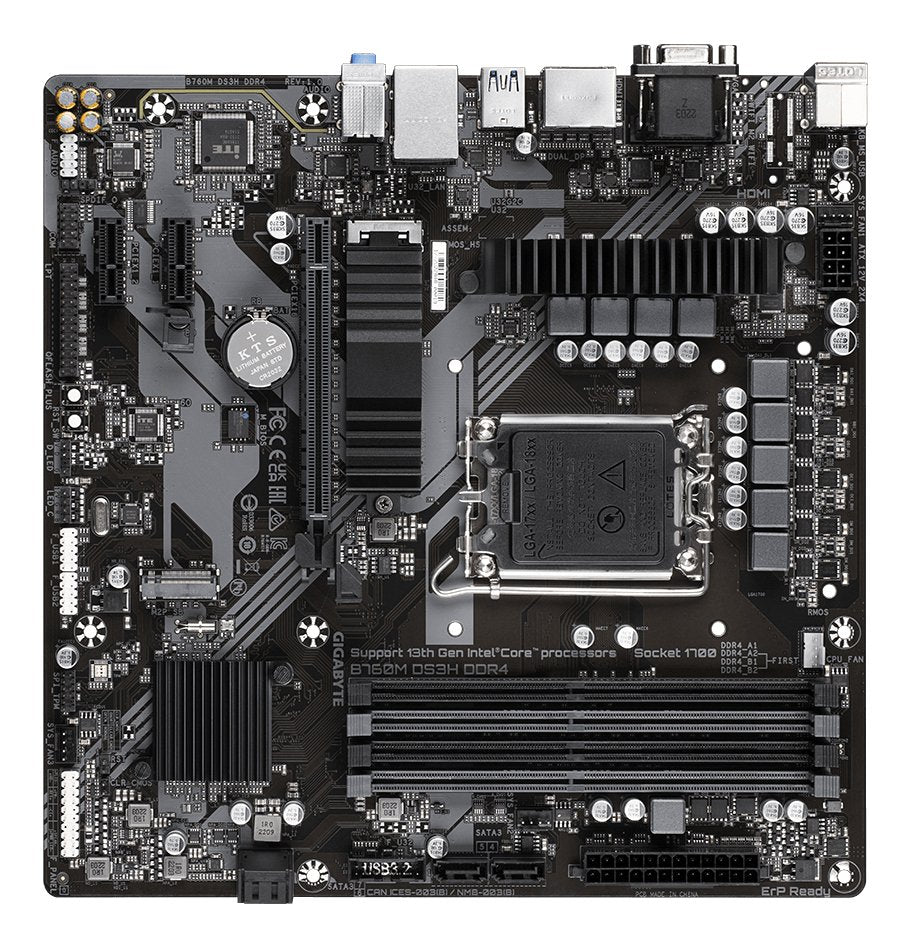 EAN 4719331850876 - GIGABYTE B760M DS3H DDR4 placa base Intel B760 Express LGA 1700 micro ATX imagen 5