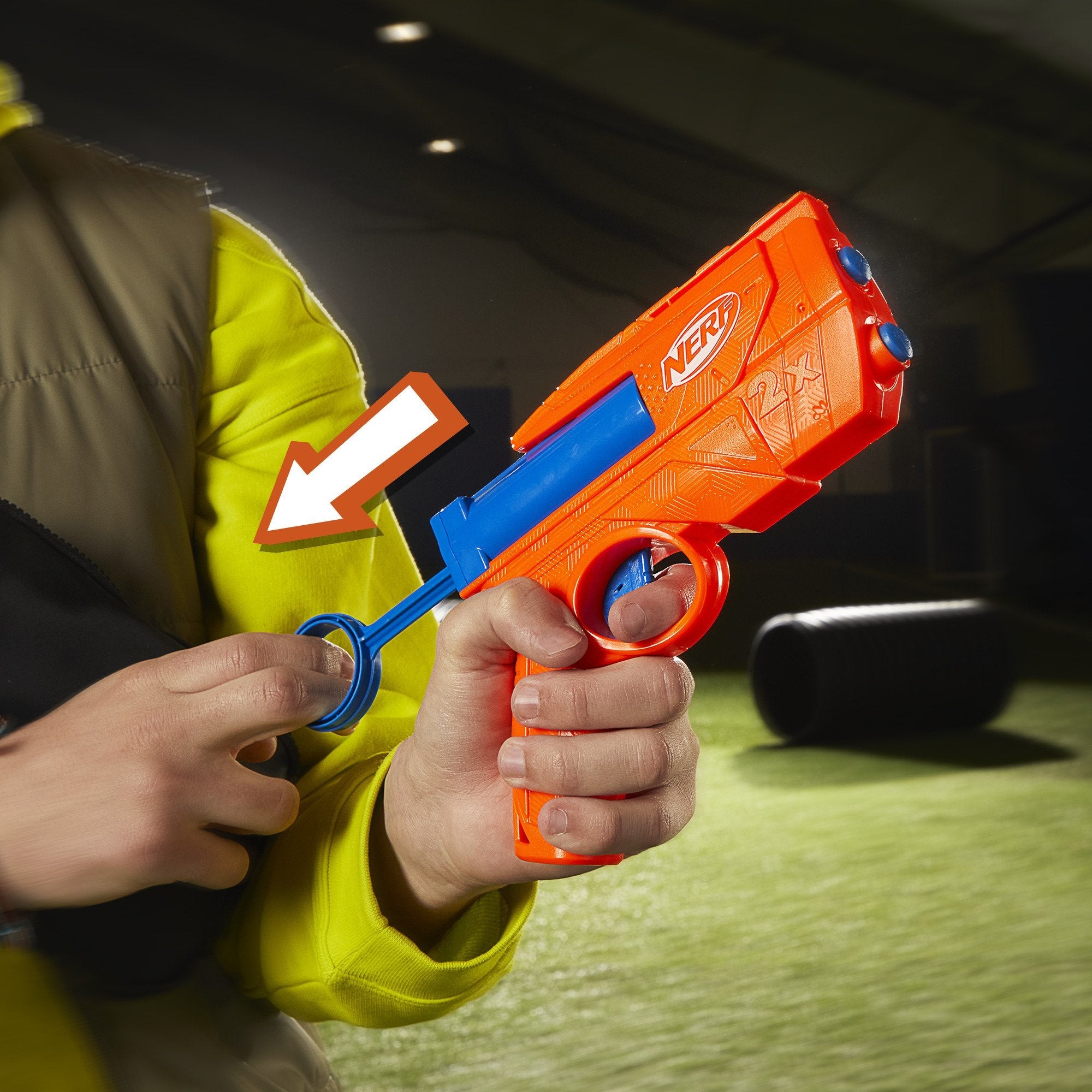 Nerf Nerf N Series Ward, Lanzador De Dardos Azul/Naranja G0132eu4