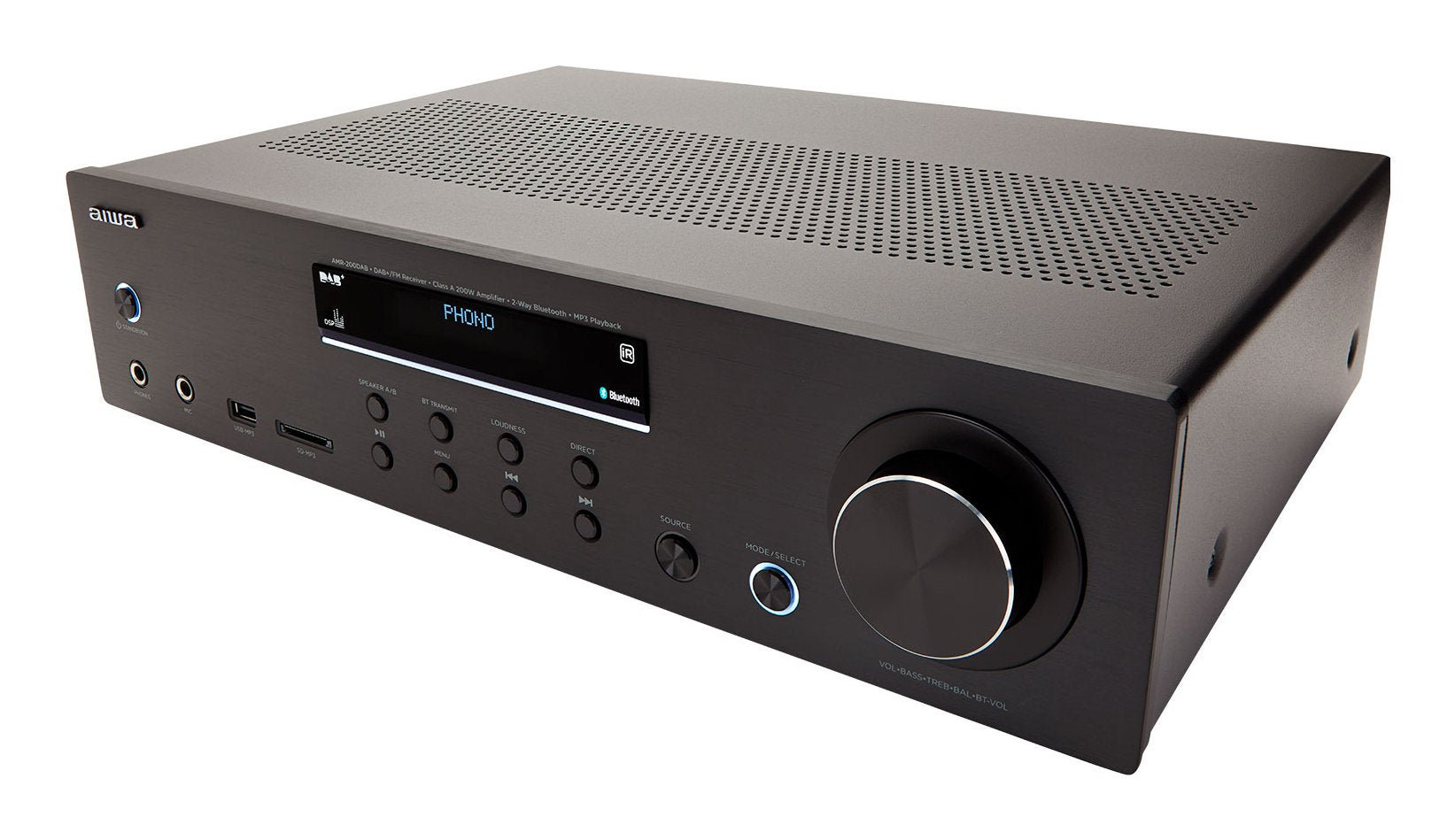 Amplificador Estéreo Aiwa Amr-200dab 200w