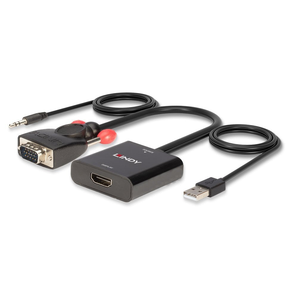 Lindy Convertidor Vga Y Audio A Hdmi