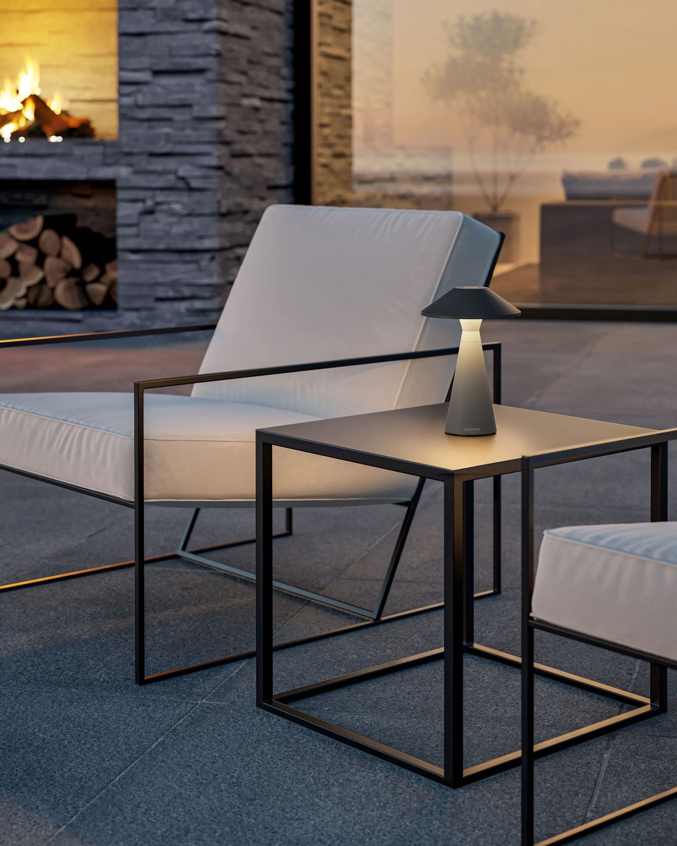 Sompex Move Lámpara Solar Con Forma De Farol Portátil Para Exterior Led 2,5 W F