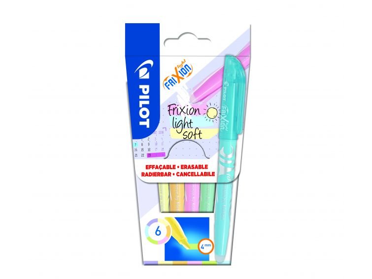 Pilot Frixion Light Soft Subrayador Multicolor