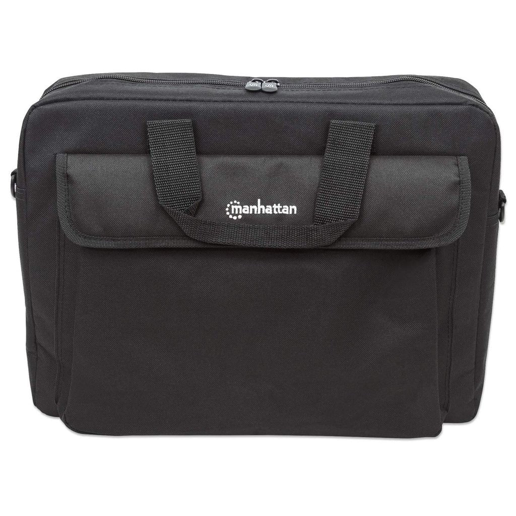Manhattan London Maletín Para Portátil De 15,6", Carga Superior, Negro