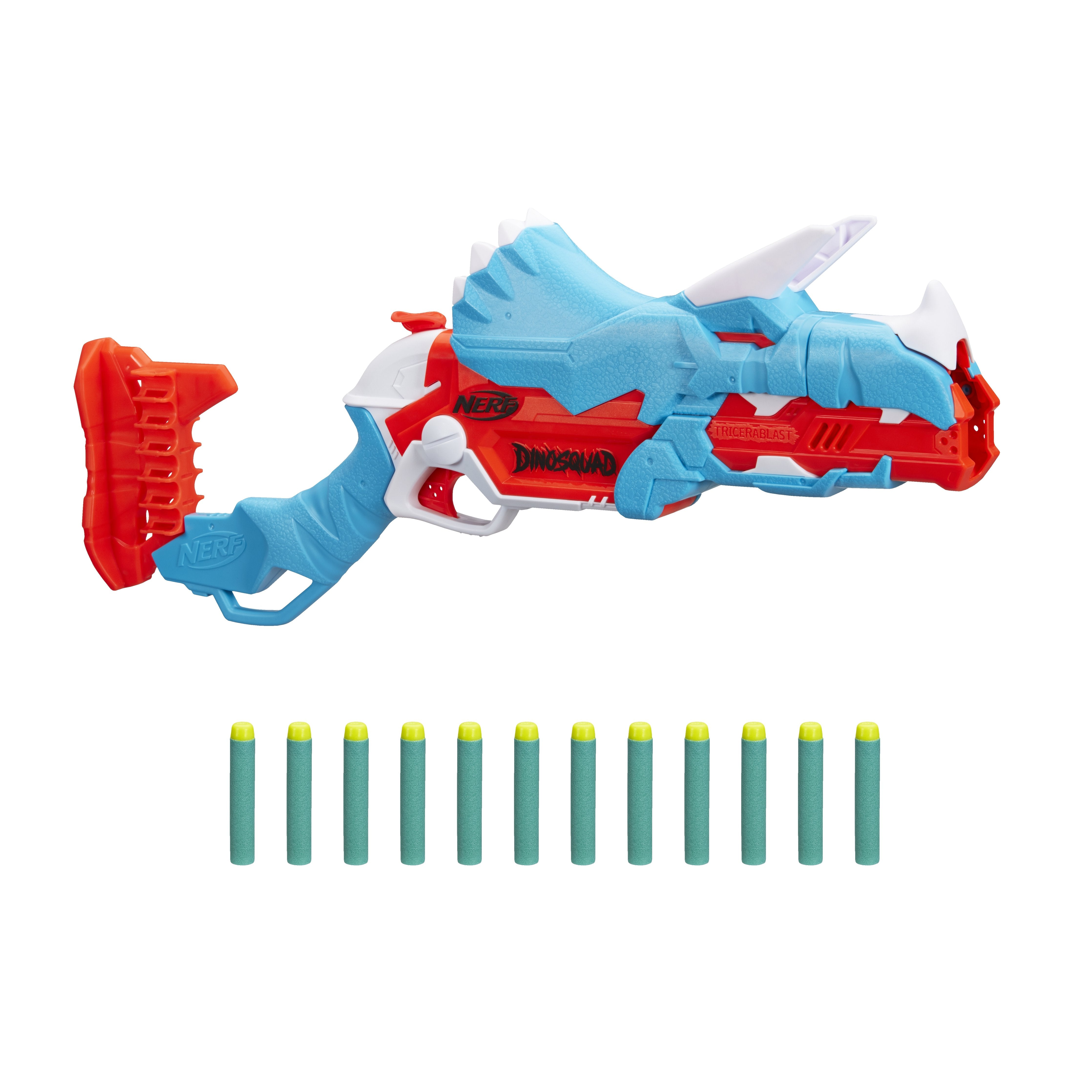 Pistola Nerf Hasbro Nerf Dinosquad Tricera Blast,  F0803eu4