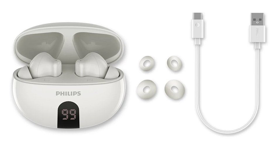 EAN 4895229160194 - Philips TAT2520WT/00 auricular y casco Auriculares Inalámbrico Dentro de oído Llamadas/Música Bluetooth B imagen 6