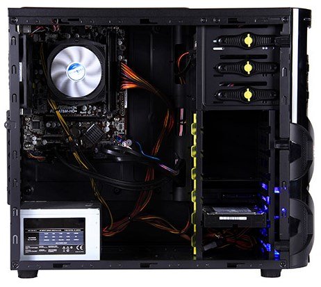 Puregaming Student A4-6300 Midi Tower Amd A4 8 Gb Ddr3-Sdram 1000 Gb Unidad De Disco Duro Pc Negro