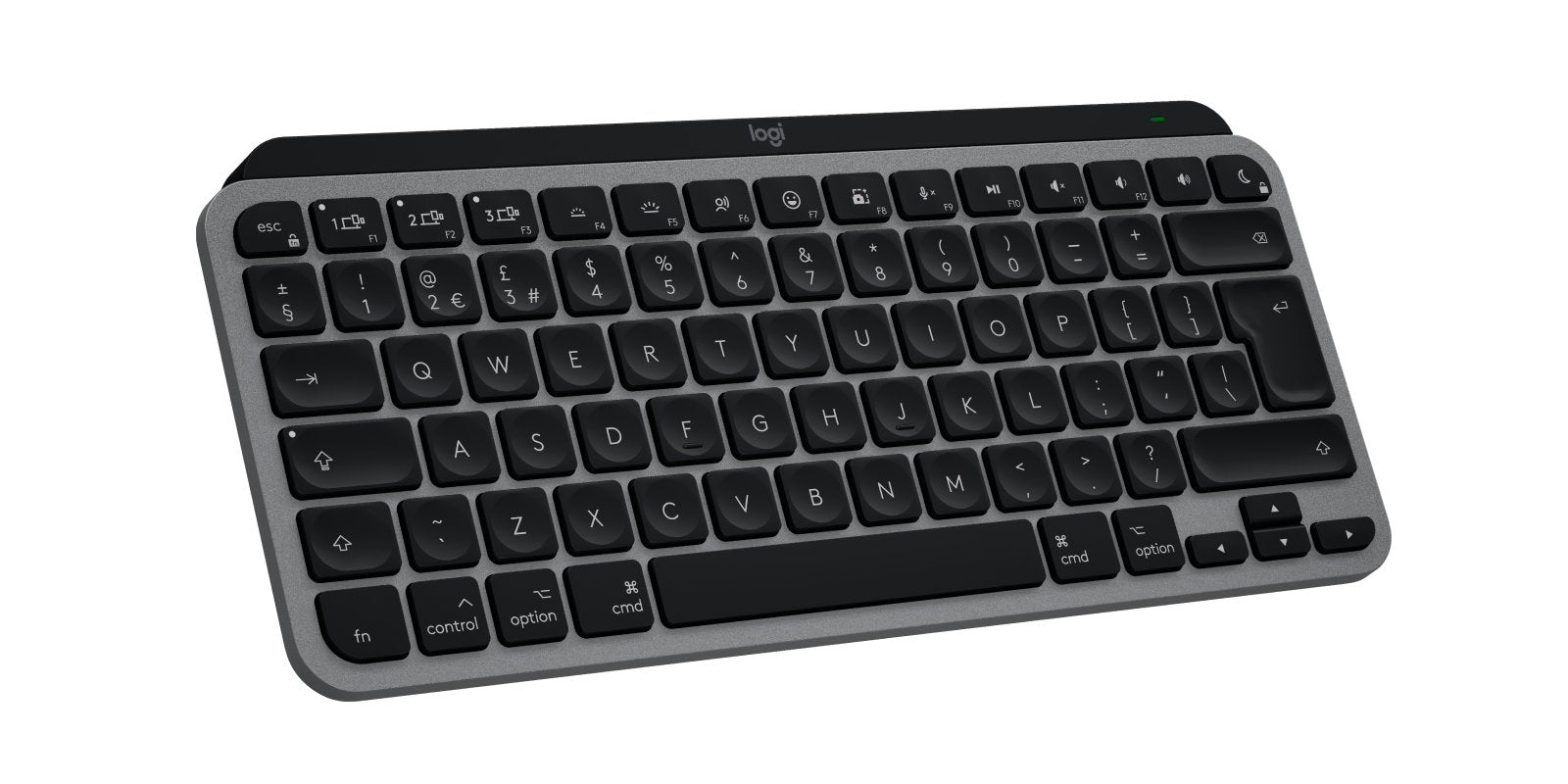 EAN 5099206122048 - Logitech MX Keys Mini For Mac teclado Hogar / Oficina Bluetooth AZERTY Francés Negro, Gris imagen 3