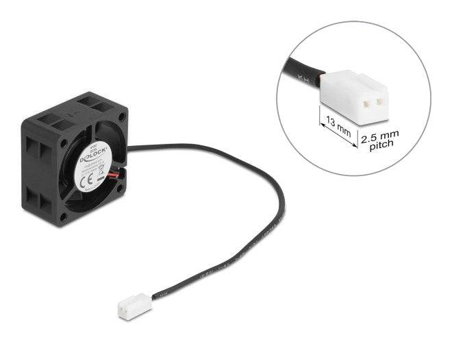 EAN 4043619672875 - DeLOCK 67287 sistema de refrigeración para ordenador Carcasa del ordenador Ventilador 4 cm Negro 1 pieza( imagen 3