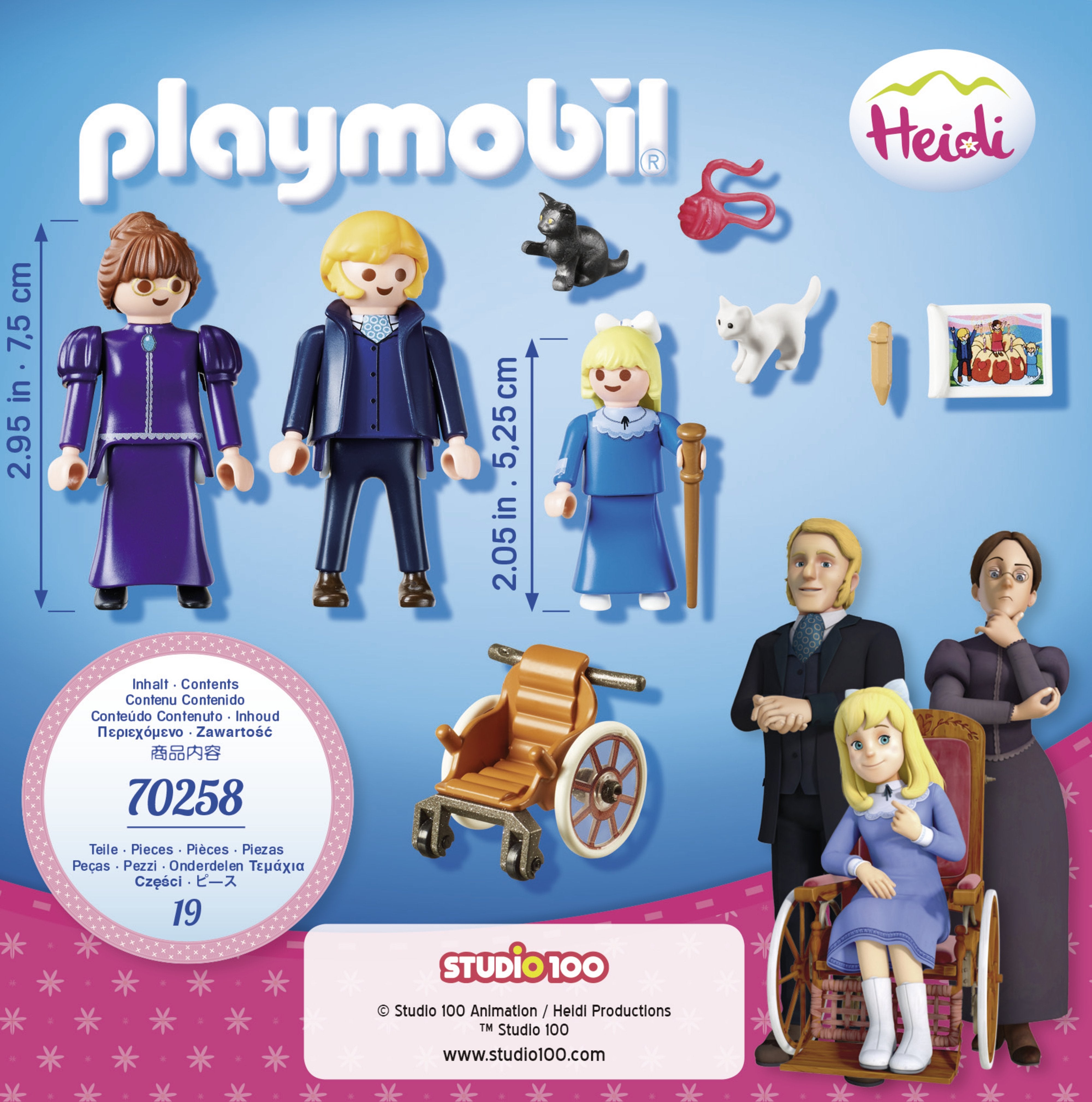 Playmobil 70258 Clara Con Su Padre Y Miss Rottenmeier