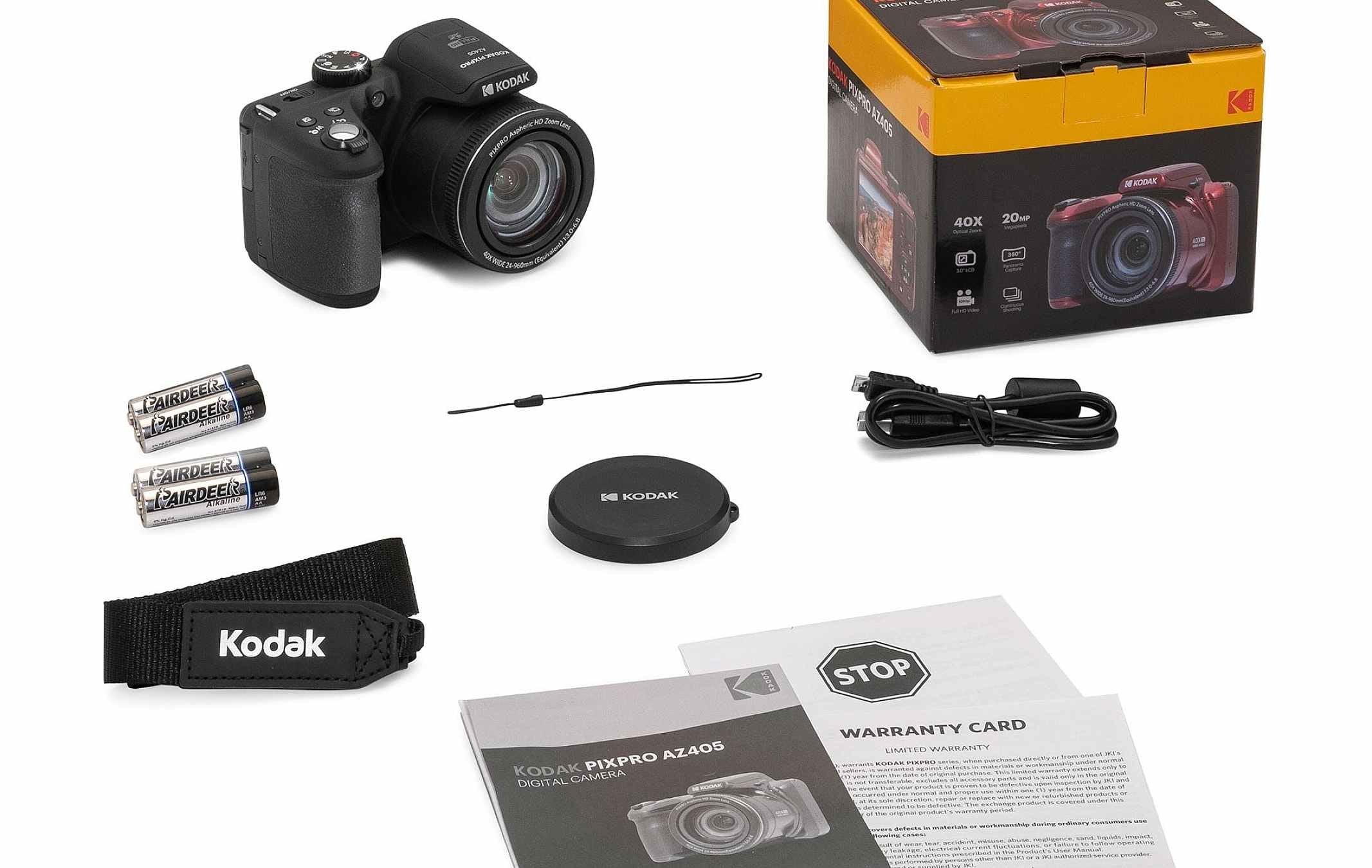 Kodak Astro Zoom Az405 1/2.3" Cámara Puente 20,68 Mp Bsi Cmos 5184 X 3888 Pixeles Blanco