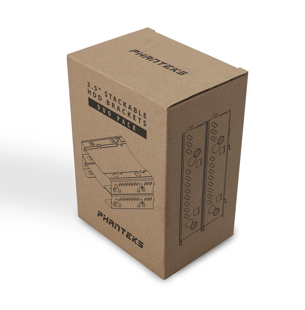 Phanteks Hdd Montaje Marco, 2x 3,5 Pulgadas, Stapelbar