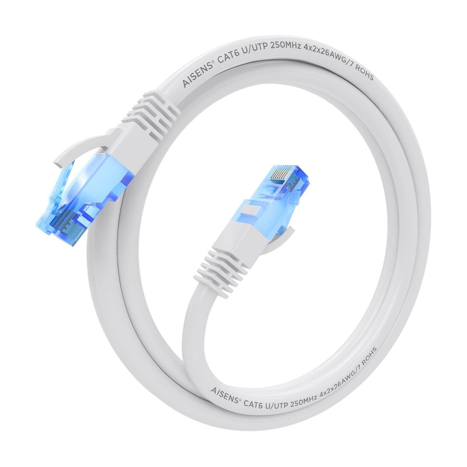 Aisens Cable De Red Rj45 Cat.6 Utp Awg26 Cca - 1.50m - Blanco