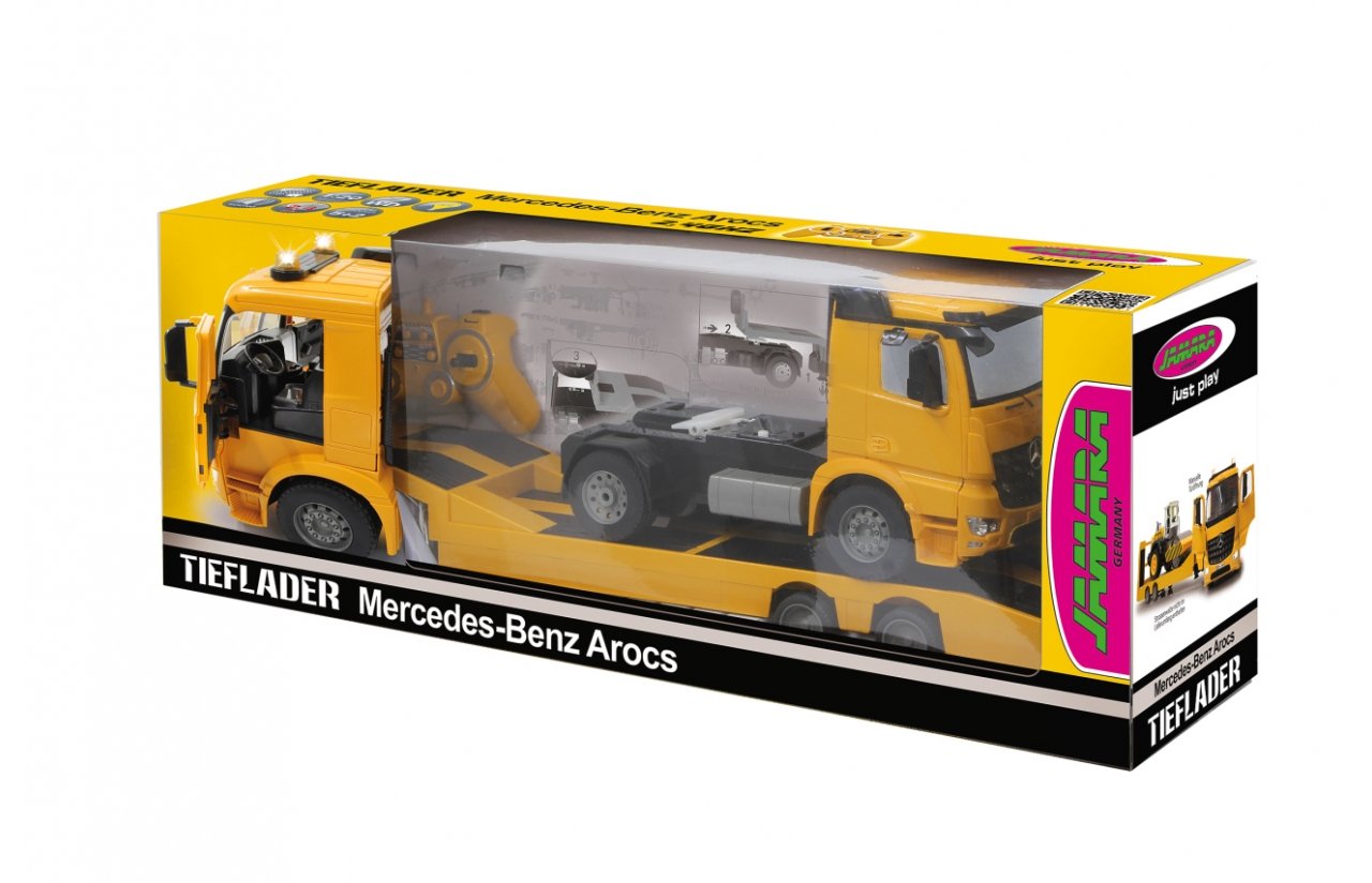 Jamara 405107 Modelo Controlado Por Radio Camión Motor Eléctrico 1:20, Radiocontrol Naranja/Negro, Camión, 1:20, 6 Año(S), 1,44 Kg