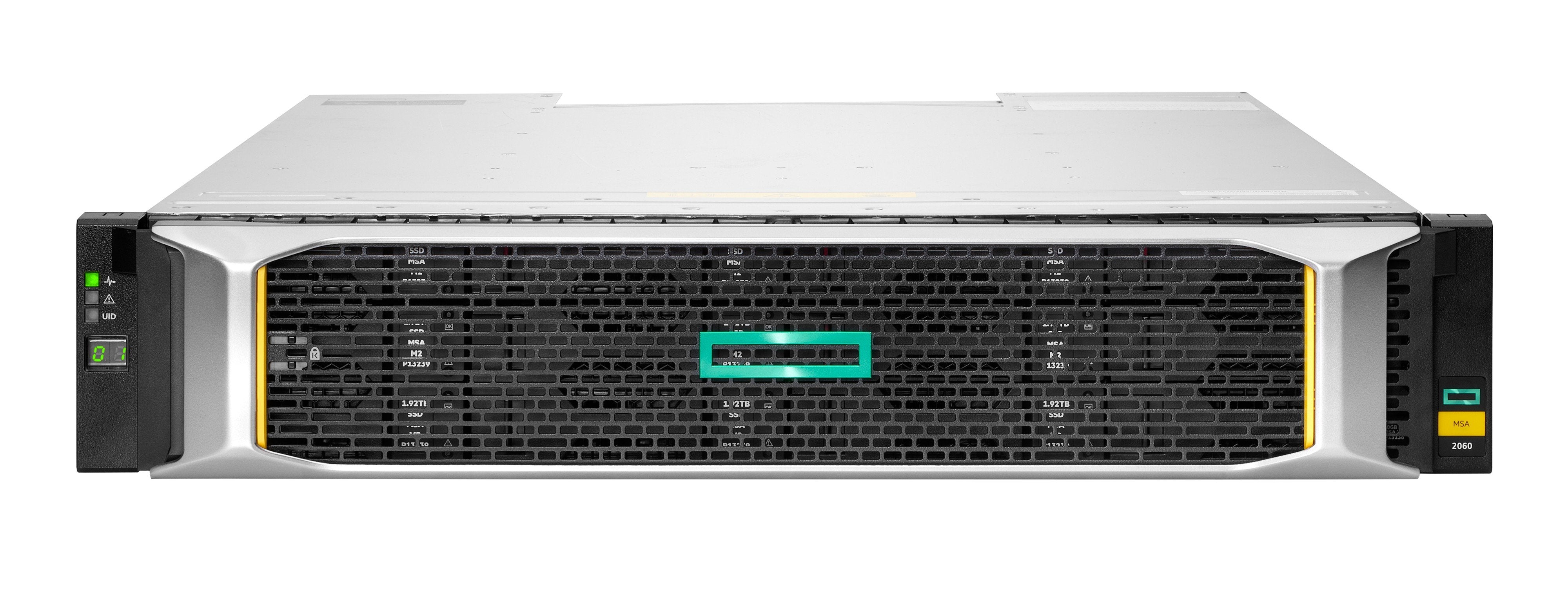 EAN 4549821495344 - HPE MSA 2060 16Gb Fibre Channel LFF Storage unidad de disco multiple 0 TB Bastidor (2U) Plata, Negro imagen 1