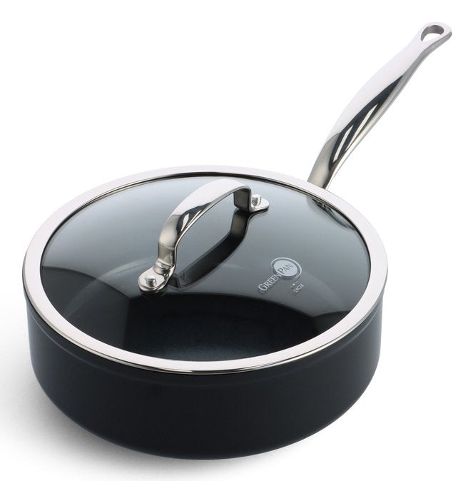 Greenpan Barcelona Pro Sauté Pan 24cm Black